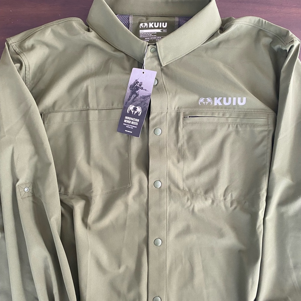 KUIU Men's Forest Green Shirt Jacket new with Tag